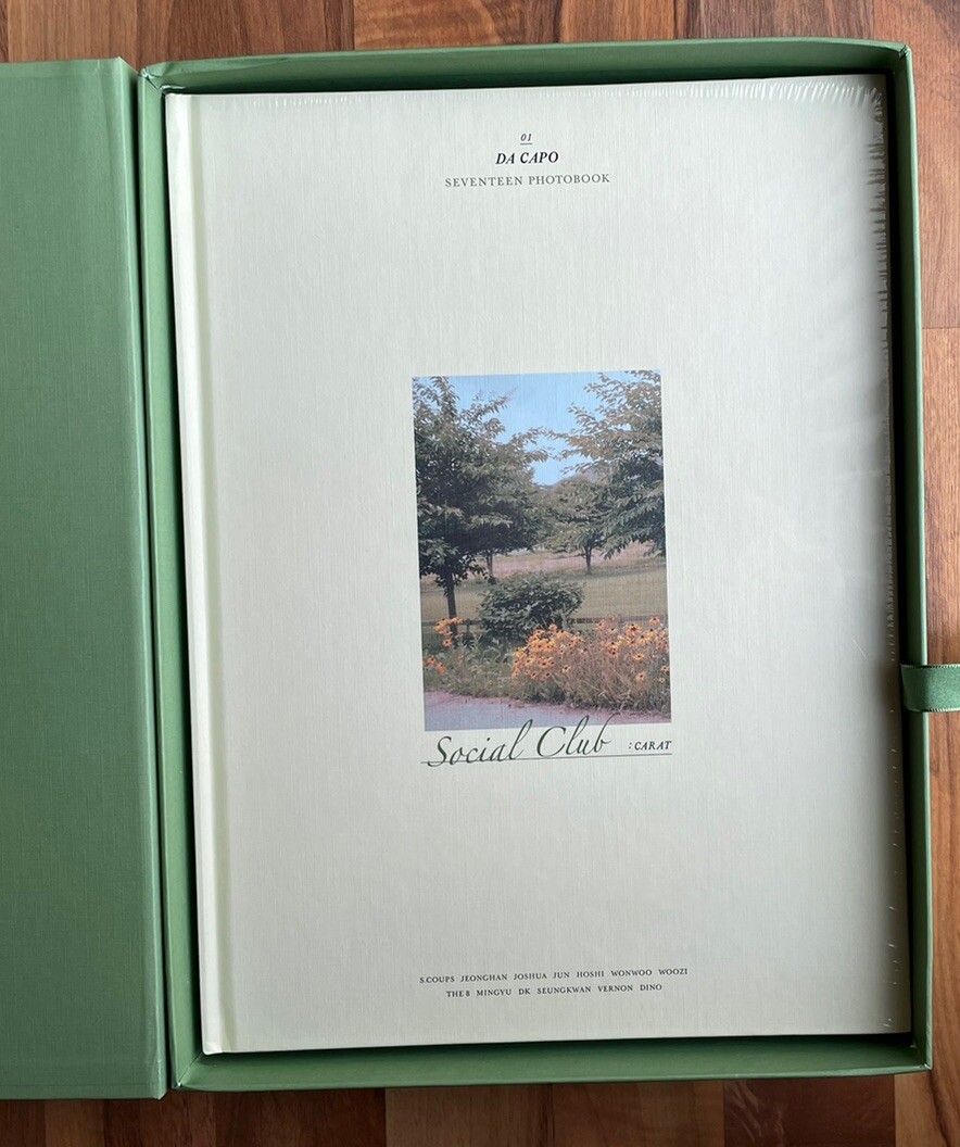 Seventeen 2 set version Photobook Social Club: Carat Mingyu Wonwoo