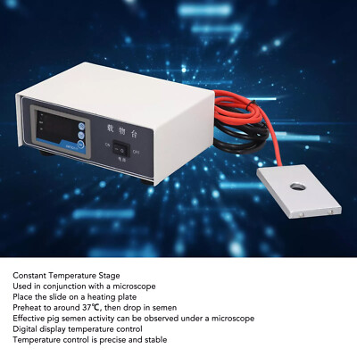 Microscope Temperature Control Stage Digital Constant Temperature Heat Plate