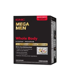 GNC Mega Men Whole Body Vitapak Program Multivitamins - 30 Count