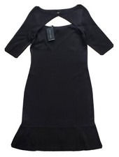 $1095 NEW RALPH LAUREN BLACK LABEL WOMEN'S BLACK DRESS SIZE LARGE