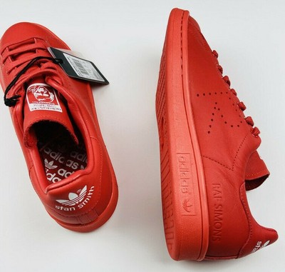 raf simons adidas stan smith red