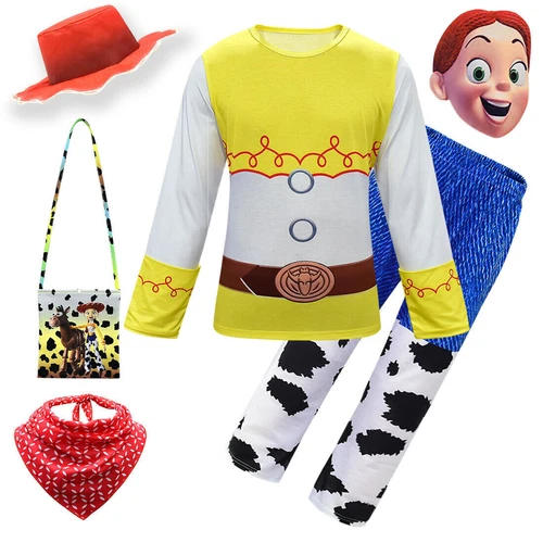 Toy Story Woody Jessie Buzz Lightyear Outfits Cosplay Costume Adult Kids Fancy - Picture 55 of 85