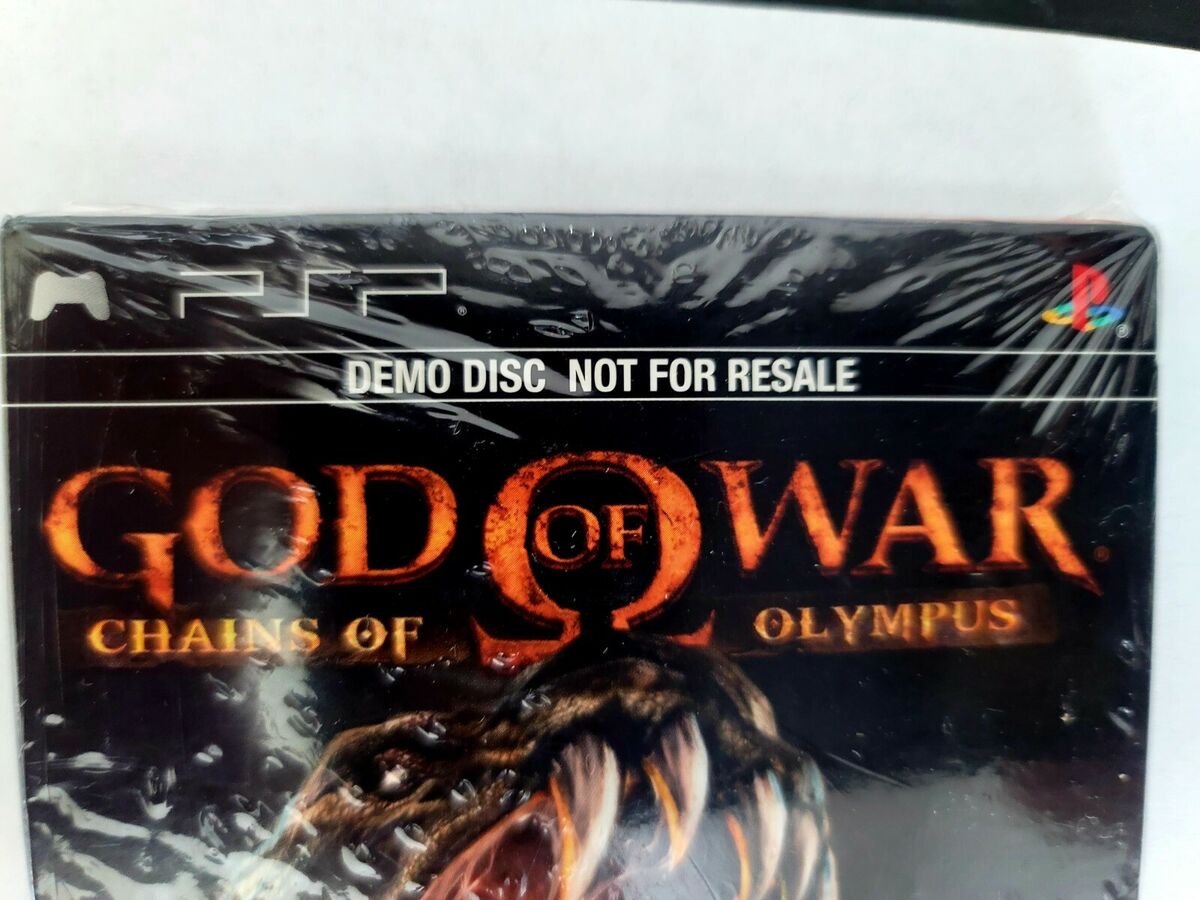 God of War Chains of Olympus demo disc - sealed