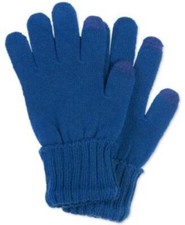 NWT STYLE  CO SOLID TOUCHSCREEN BLUE GLOVES