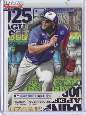 2025 Topps Series 1 Vladimir Guerrero Jr #TG-7 Training Grounds Blue Jays