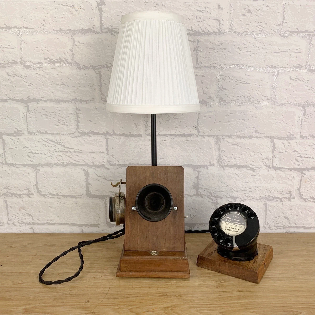 Antique telephone lamp deals