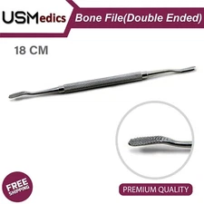 Surgical Bone File Filler Cross Cut Straight Shaping Dental Medical Instruments
