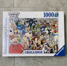 Ravensburger Looney Tunes 1000 Piece Challenge Puzzle NEW Warner Bros GAMES vtg