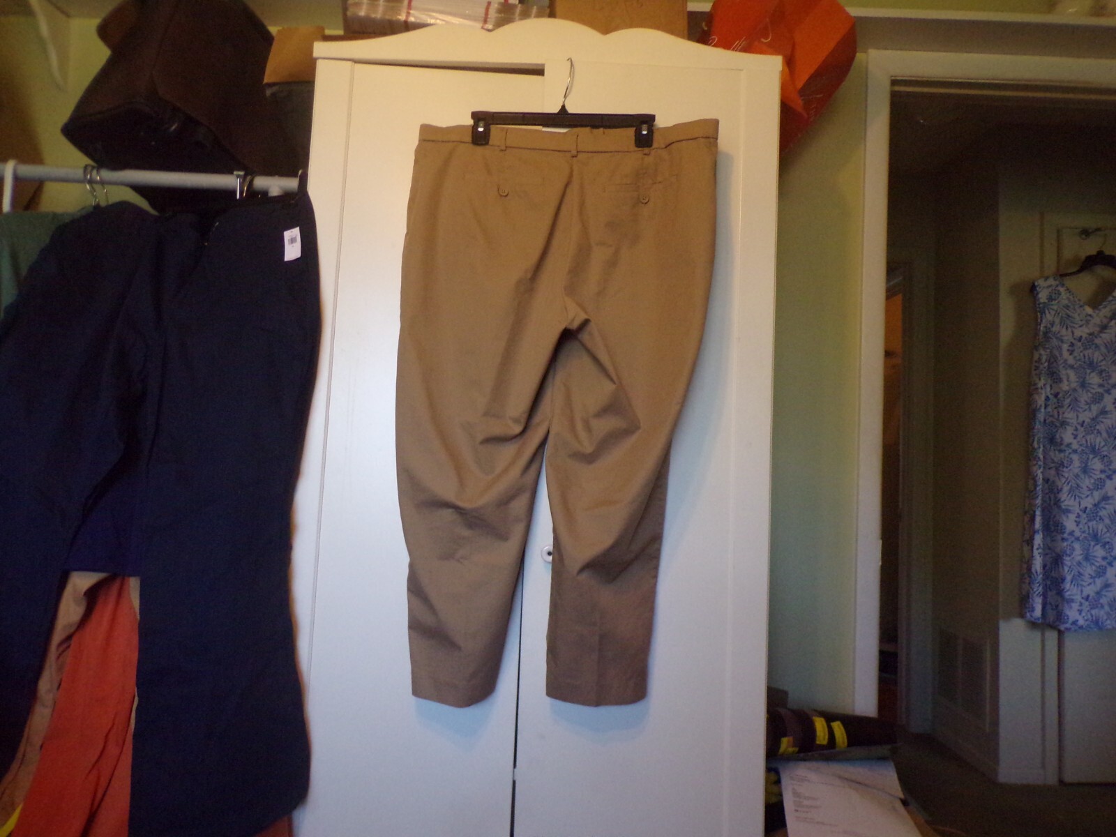 Womens Size 8 Beige Solid Dress Pants eBay