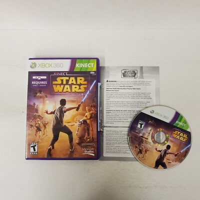 Used ~ Kinect Star Wars  (Xbox 360, 2012) Kinect Required FAST SHIPPING