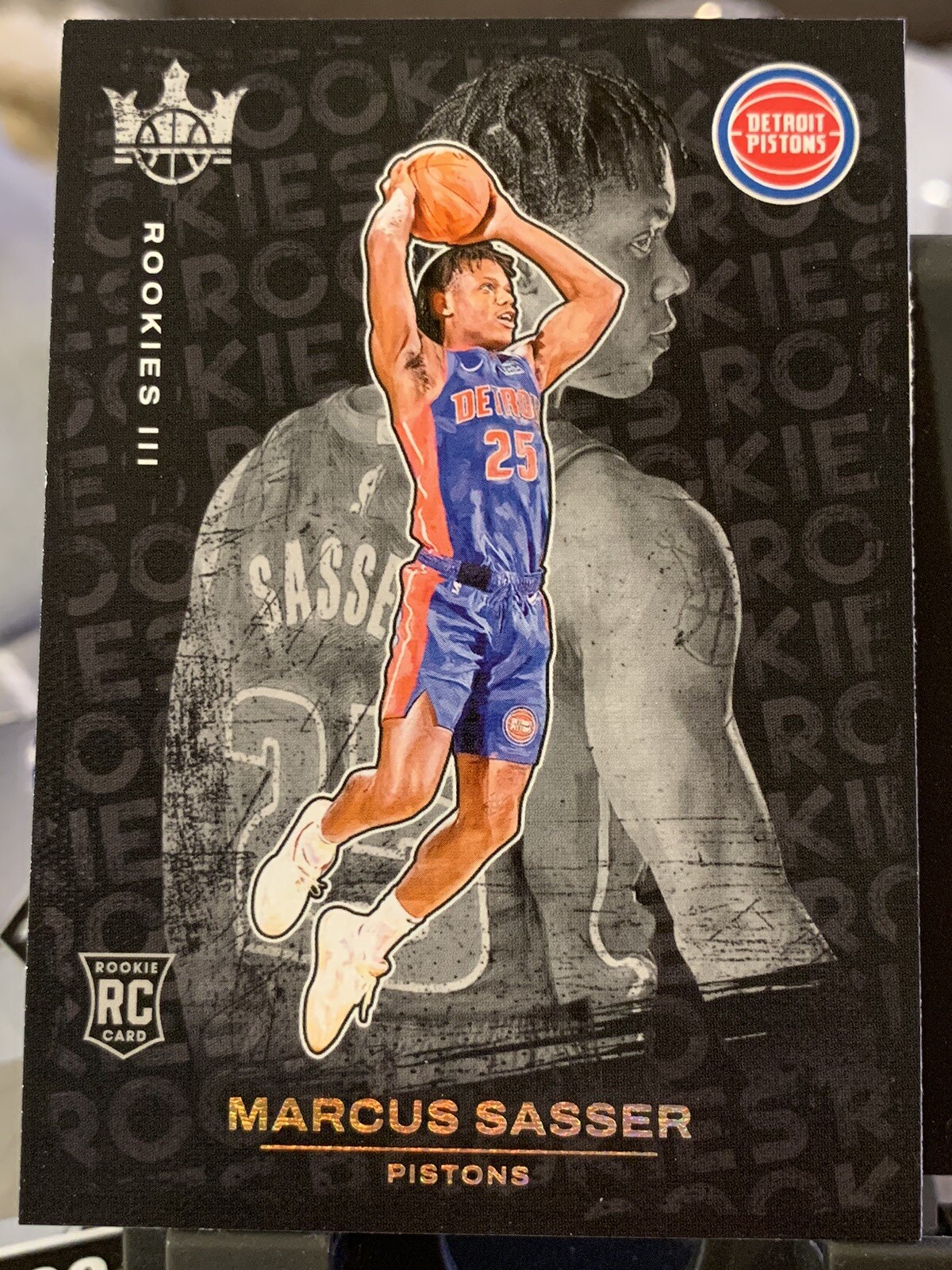 2023-24 Panini Court Kings Marcus Sasser #153 Level III 3 Rookie RC Pistons