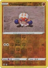 Pokemon -  Clobbopus 091/198 - Reverse Holo - Chilling Reign - NM/M