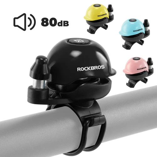 ROCKBROS Fahrradklingel 80dB Mini Fahrradglocke Ding Dong für 22-34mm Lenker Neu