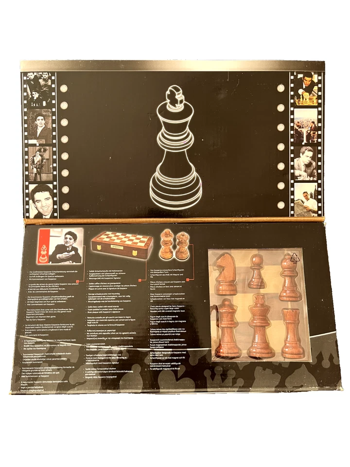Schachbrett Grandmaster Garry Kasparov Travel Chess Set (10/2007) - Bild 2 von 4