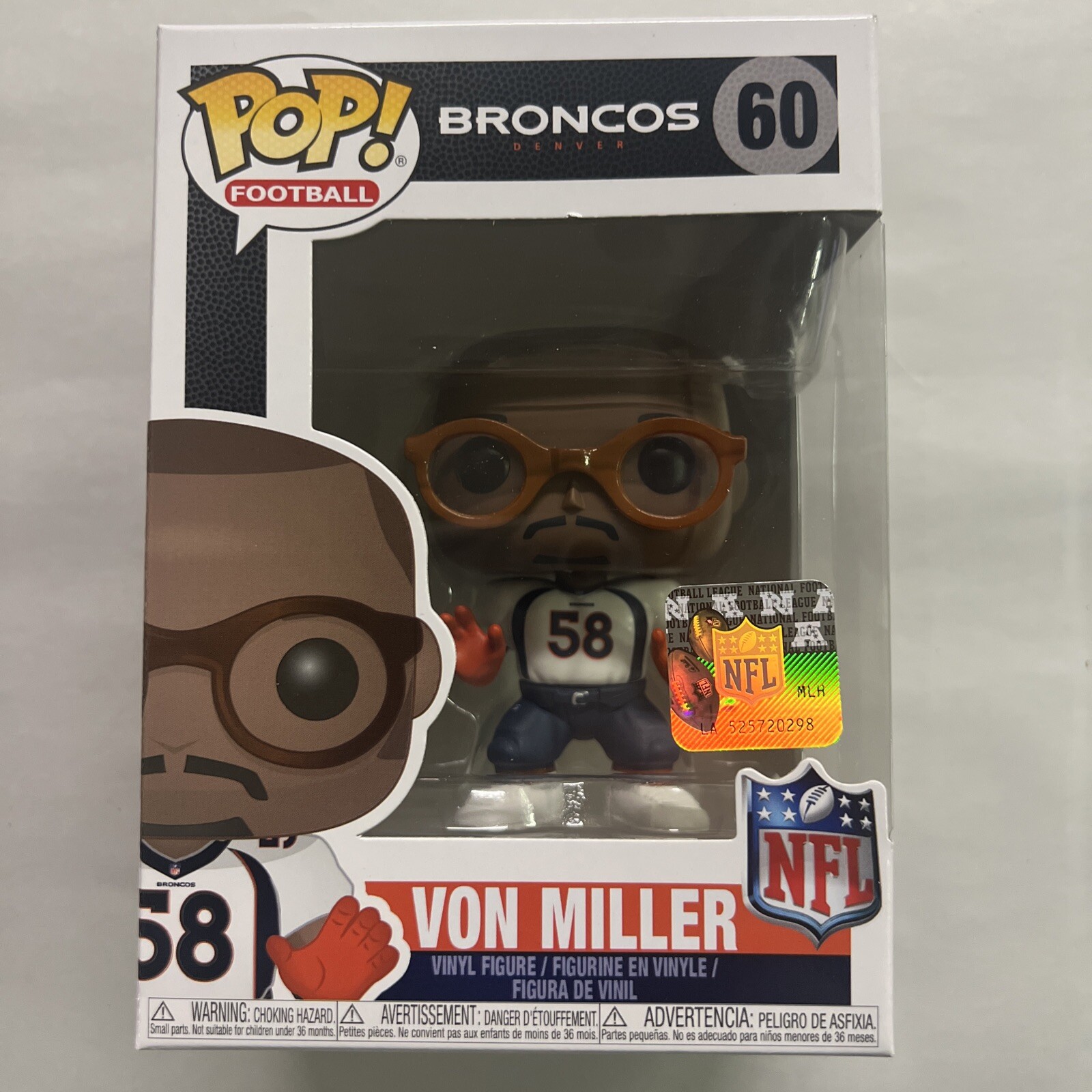 Denver Broncos Nfl Funko Pop | Von Miller