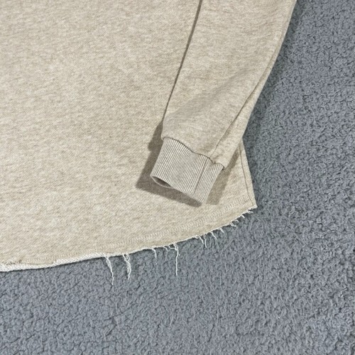 Billabong Sweater Womens Small Beige Long Sleeve Tribal Raw Hem Boat Neck Boho - Picture 12 of 17