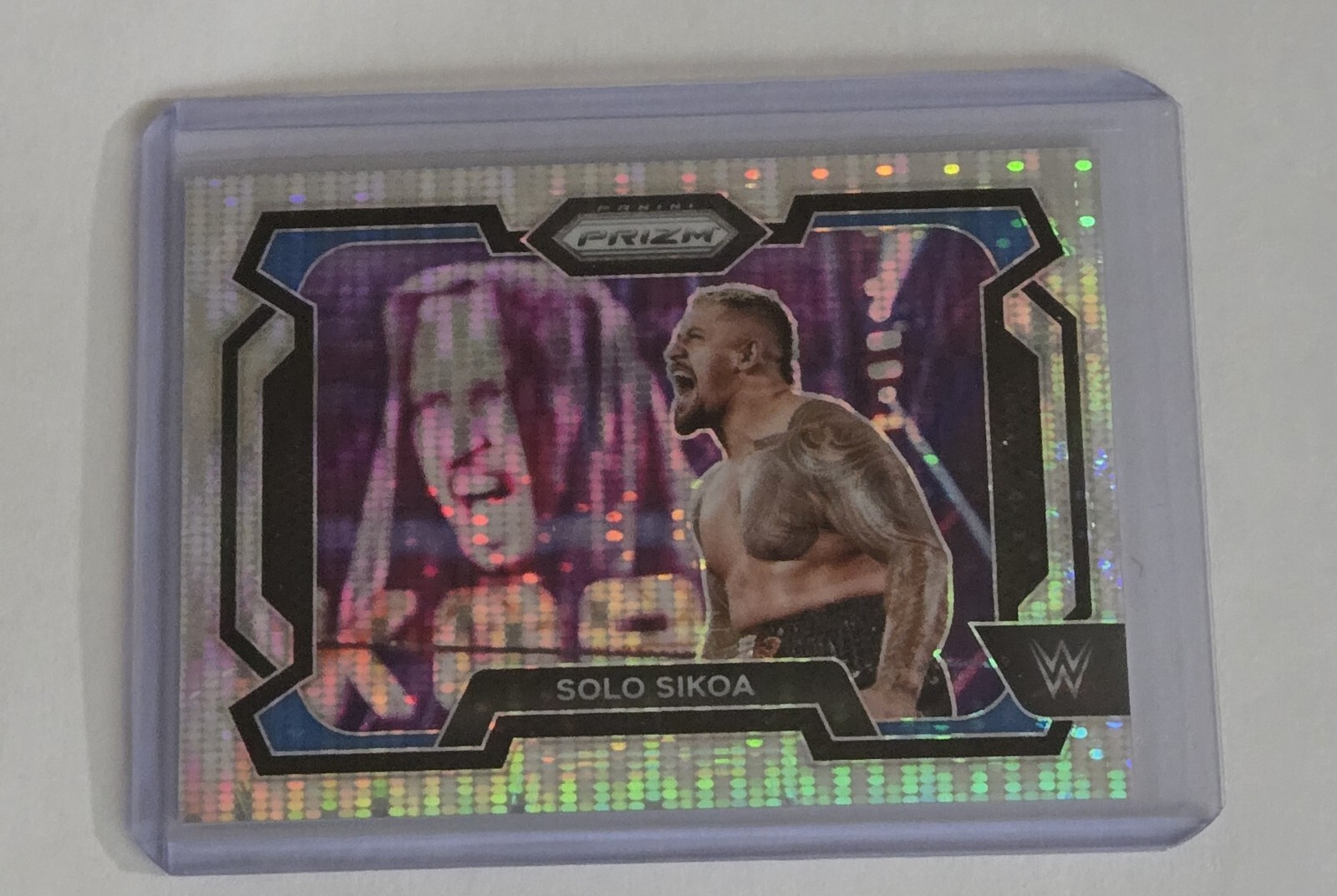 2024 Panini Prizm WWE Solo Sikoa #49 Pulsar Prizm Parallel 446/499 NXT