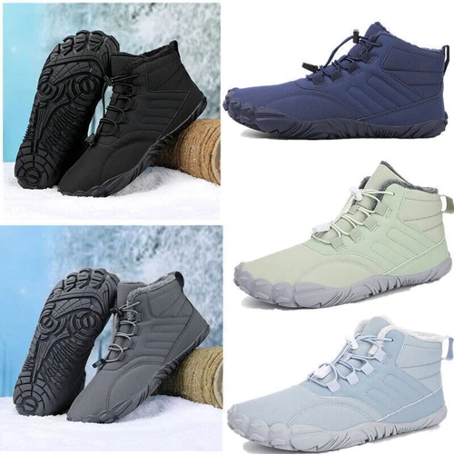 Invierno Cálido Senderismo Zapatos Impermeables Trekking Escalada Correr Zapatos Descalzos Reino Unido - Imagen 1 de 11