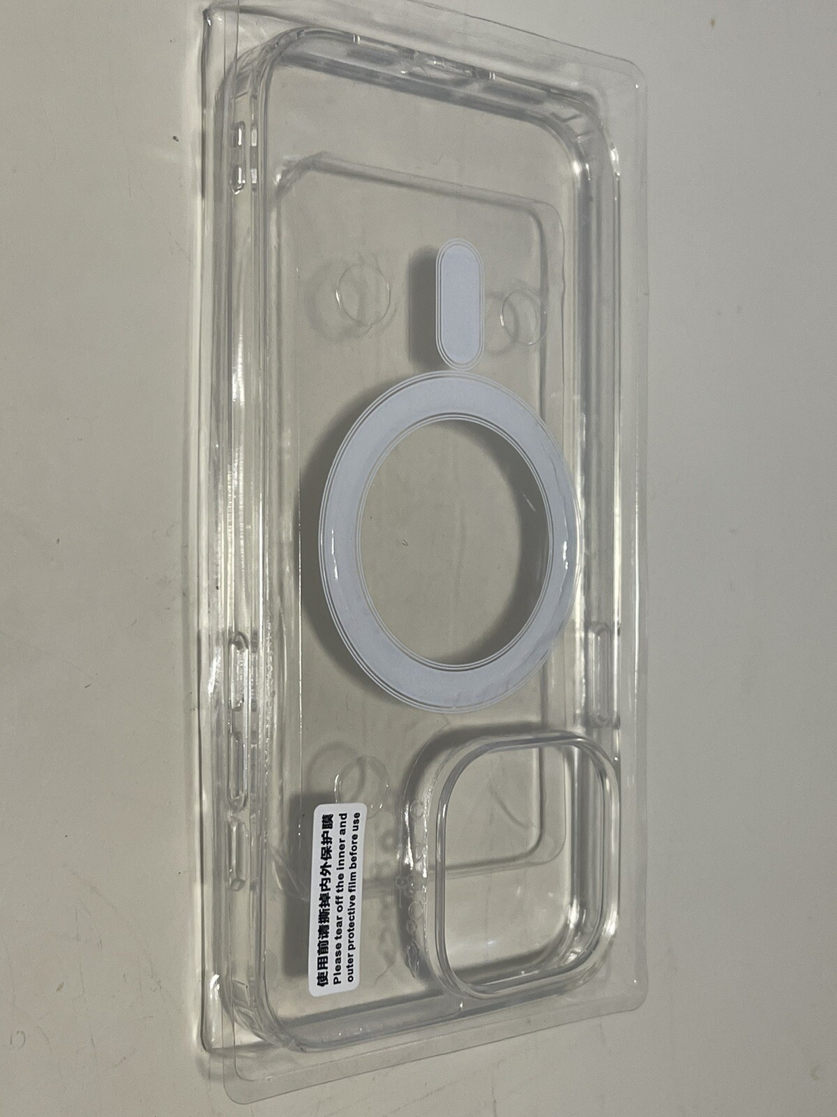 For iPhone 15Pro AmMagnetic Case Shockproof Screen Protector