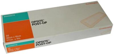 Opsite Post-Op 10cm x 30cm Absorbent Film Dressings 66000715 (x20)