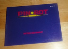Nintendo NES PIN BOT Instructions Manual NES-10-USA