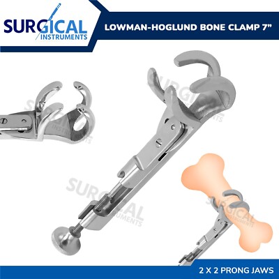 LOWMAN Bone Clamp - Bone Holding Forceps | Surgical Instruments | Dental Instruments | Medical