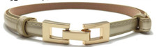 Women's Belt Waist Waistband Ladies Skinny Buckle Stretchable Thin Dress Belt UK