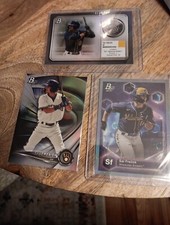 (3) 2022 Bowman Platinum Baseball Sal Frelick Precious Elements Minted And Base