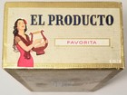Vintage El Producto Cigar Box Empty 10 1/8" x 5 3/8" x 3 1/8" Class F — photo 7
