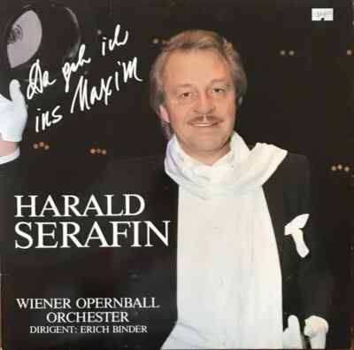Harald Serafin Da Geh Ich Ins Maxim NEAR MINT Ariola Vinyl LP