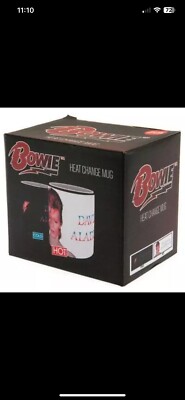 David Bowie - Heat Changing Mug - 10OZ / 320ml - OFFICIAL - NEW & FACTORY SEALED