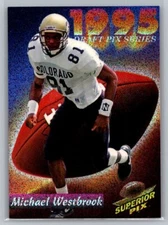 1995 Superior Pix #1 Michael Westbrook Colorado Buffaloes Football Card