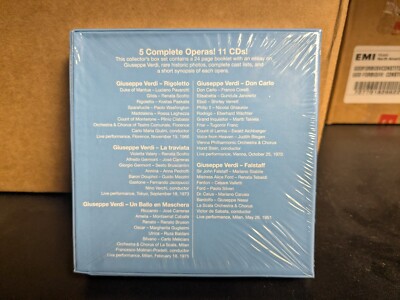 Verdi The Greatest Operas Volume 1 (11 Music CD Box Set) - Brand
