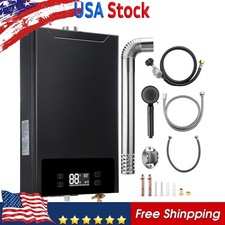 130,000 BTU Propane Gas Tankless Water Heater 4.3 GPM Instant Hot Water COMPACT