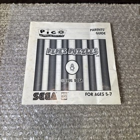 Pepe's Puzzles Sega Pico Authentic Storyware Complete In Box Tested Working CIB