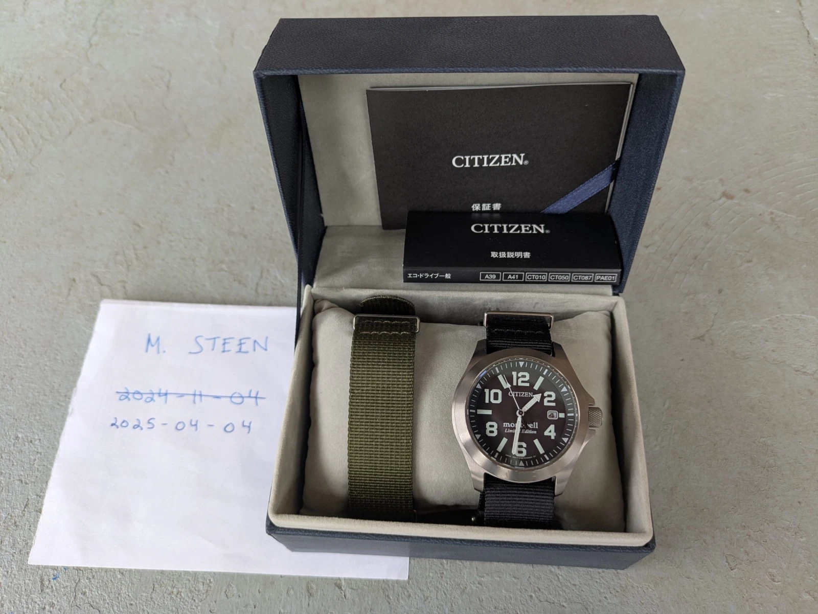 Citizen Promaster Tough x Mont-Bell Watch (BN0111-11E)