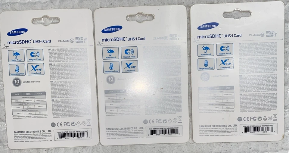 (3)Samsung EVO 64GB microSDXC micro SD SDXC UHS microSD for GALAXY S5 S7 S8 S9 - Image 3 of 4