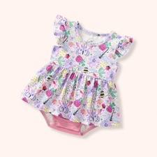 Pete  Lucy Buzz  Bloom Girls Infant Romper in Size 0-3 Months