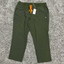 FIGS Yola With Yoga Waistabnd Skinny Scrub Pants NWT - Green 3XLP