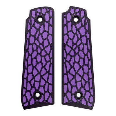 Purple & Black Reptile Printed Ruger Mark IV 22/45 Grips MK 4