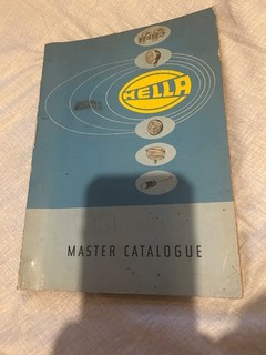 Hella Reference catalogue 1961/2?
