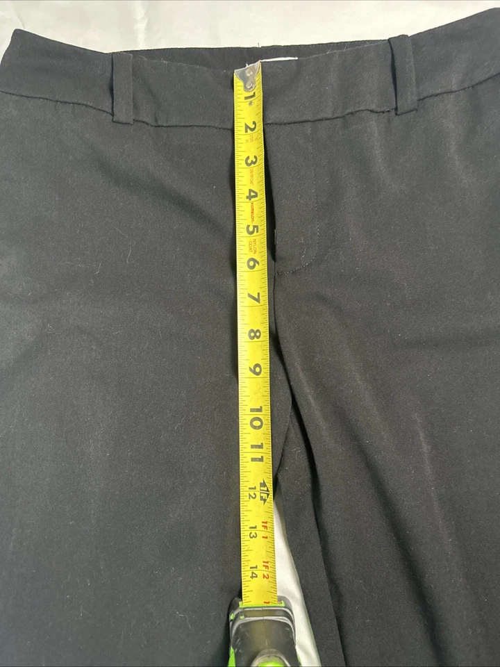 Pantalones de vestir para mujer Merona negros talla 10 clásicos elásticos Foto 3 de 4