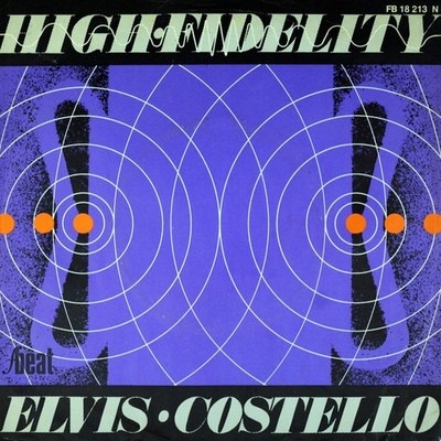 7'' ELVIS COSTELLO High Fidelity ATTRACTIONS Getting Mighty Crowded F-BEAT 1980