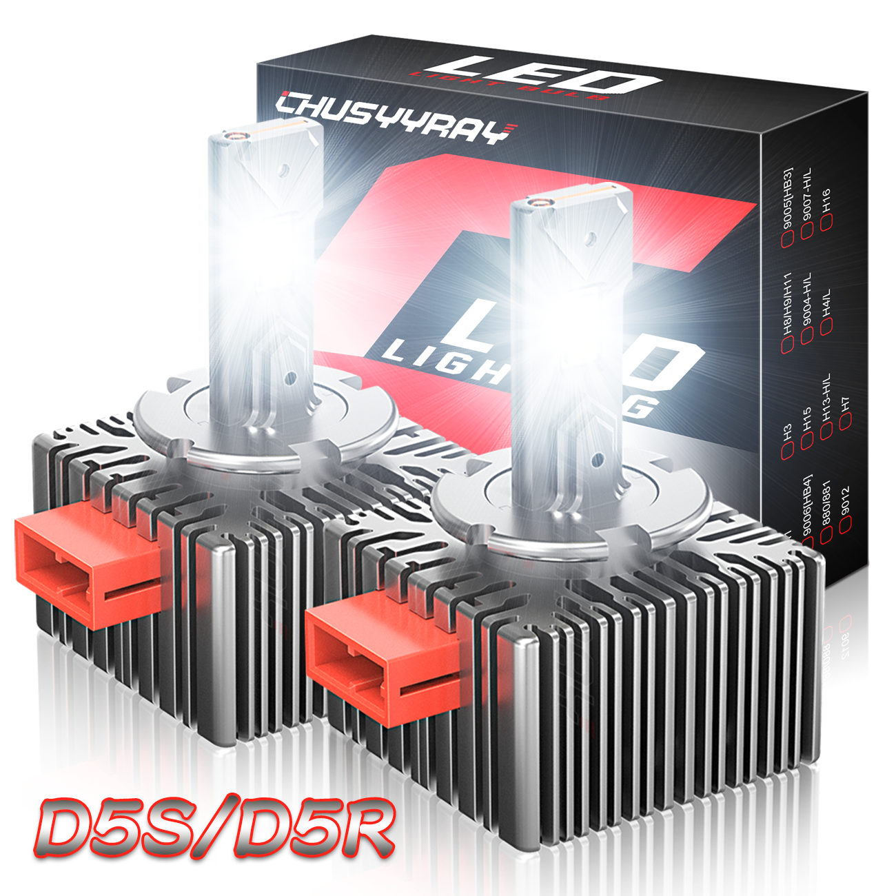 LED Headlight Bulbs For Alfa Romeo Giulia 2017-2023 High/Low Beam 38000LM 6000k