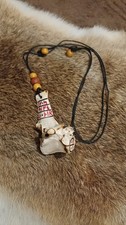 Amulet of Summoning Spine Bone Rune Talisman Norse Pagan Shaman