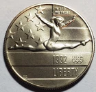 1992 P Olympic Gymnastics Olympic Clad Inc Half Dollar
