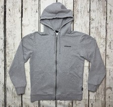 Patagonia Organic Cotton Double Sided Logo Women's Full Zip Hoodie Sweatshirt