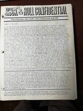 Dave Marsh's Rock & Roll Confidential newsletter, Nos. 1-69, May 1983-July 1989