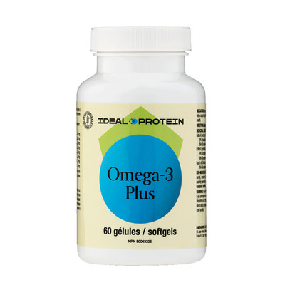Ideal Protein Omega-3 Plus Fish Oil 60 Softgels DHA Exp 01/2027 FAST Free Ship