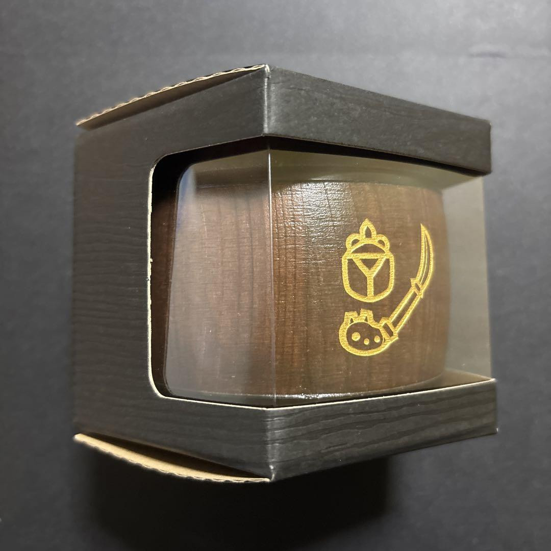 Monster Hunter Weapon Icon Wooden Barrel Mug Insect Grey 200Ml No Handle